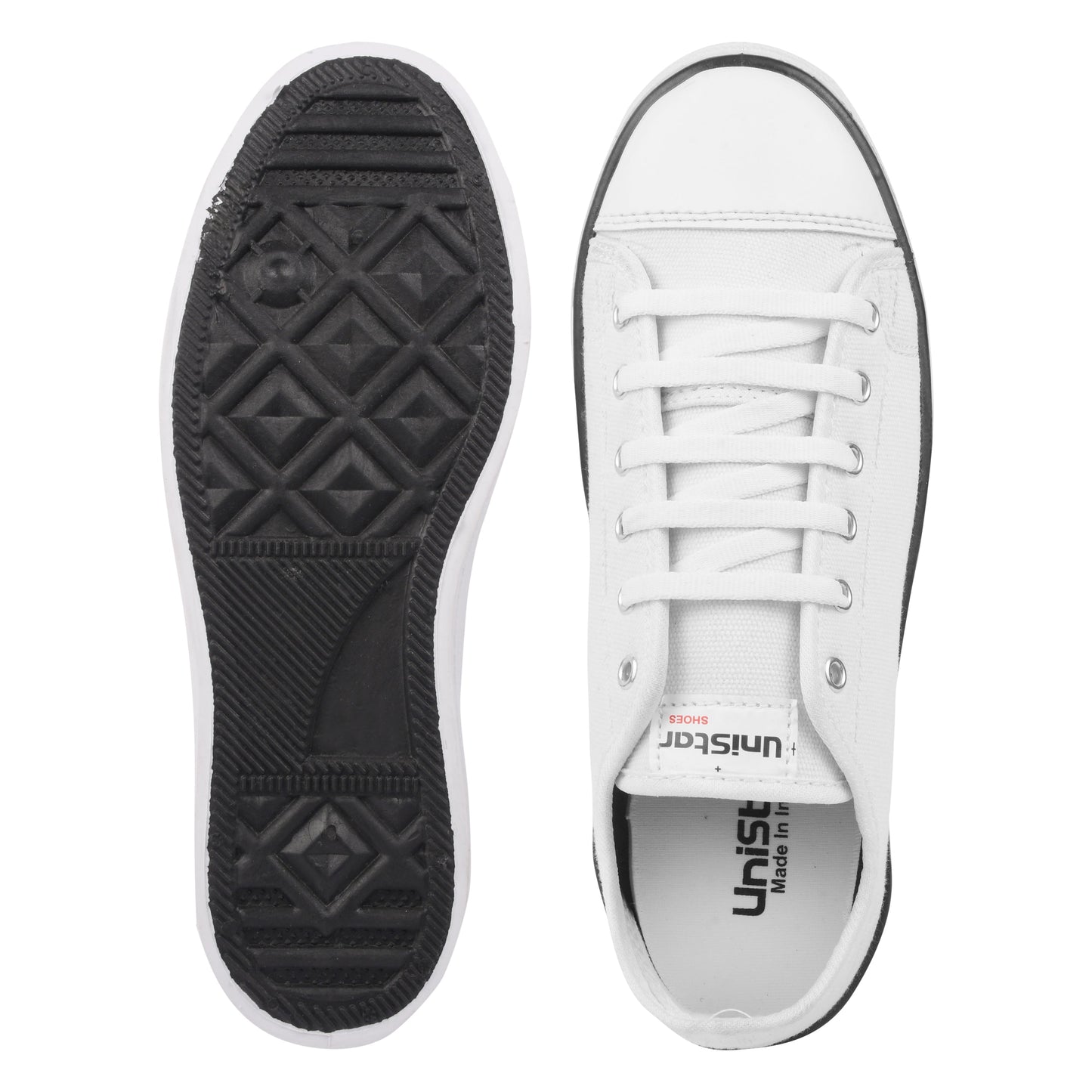 Unistar Men's Low-Top Canvas Shoes Hiking & Trekking Footwear For Outdoor Adventures CS-101