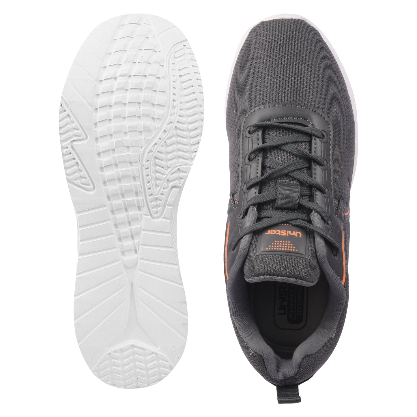 Unistar Men's Canvas Hiking & Trekking Shoes, Memory Foam Insole, Lightweight Mesh Design SS-101