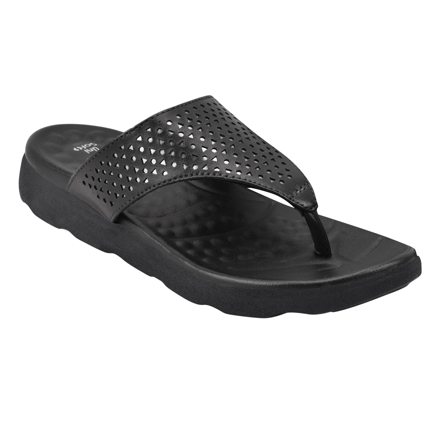 Unisoft Women's Slippers Premium Soft Orthopedic Slip on Summer Casual Slippers Lightweight Medium Arch USL 460 203