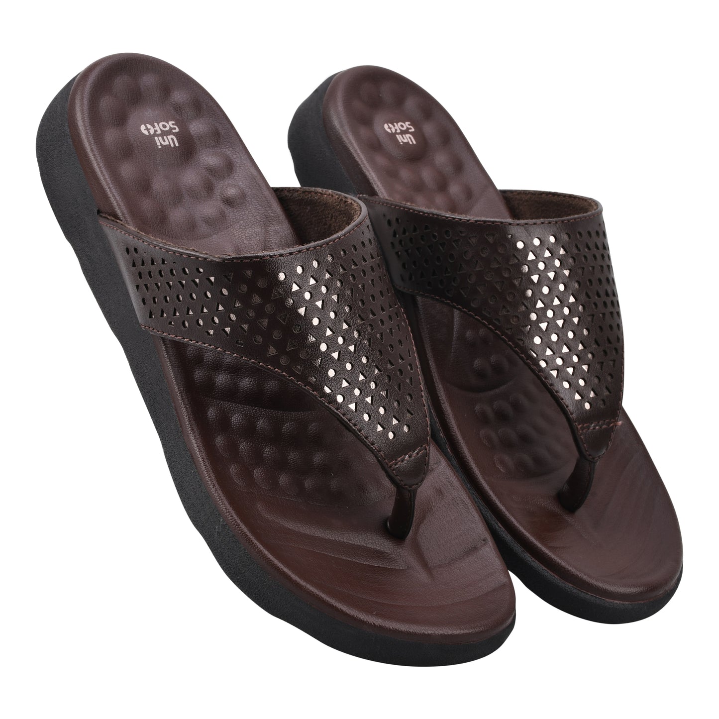 Unisoft Women's Slippers Premium Soft Orthopedic Slip on Summer Casual Slippers Lightweight Medium Arch USL 460 203