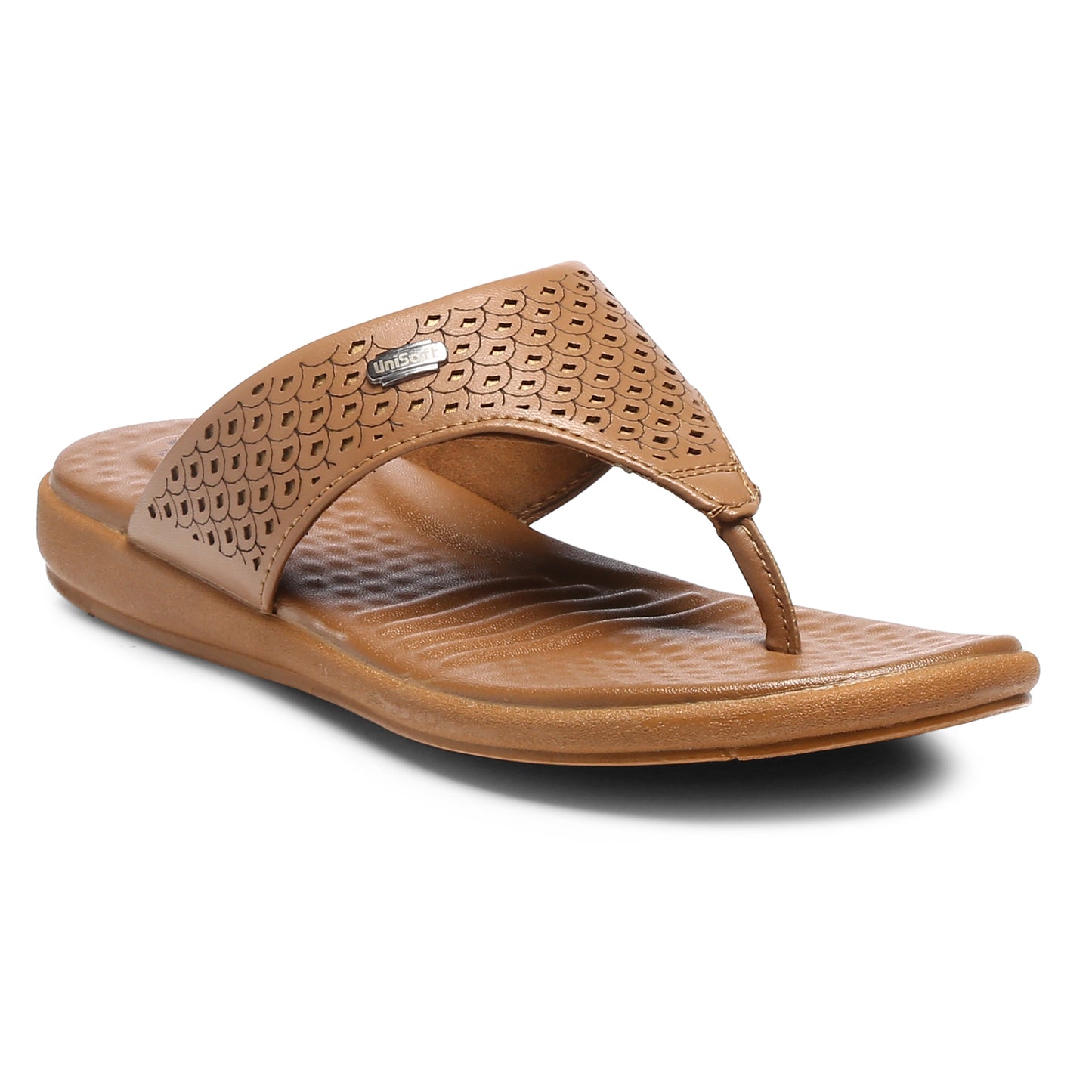 Unisoft Women's Slippers Premium Soft Orthopedic Slip on Summer Casual Slippers Lightweight Medium Arch USL 461 303