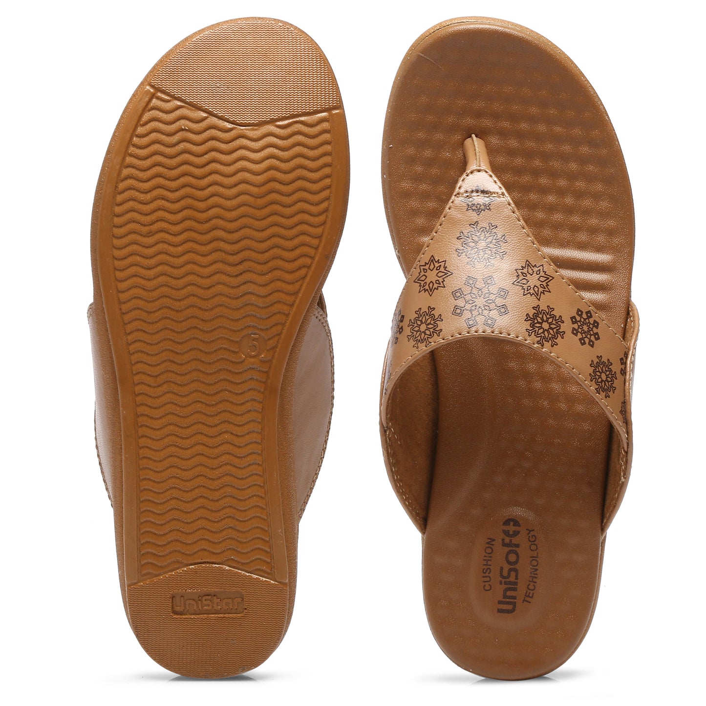 Unisoft Women's Slippers Premium Soft Orthopedic Slip on Summer Casual Slippers Lightweight Medium Arch USL 461 304