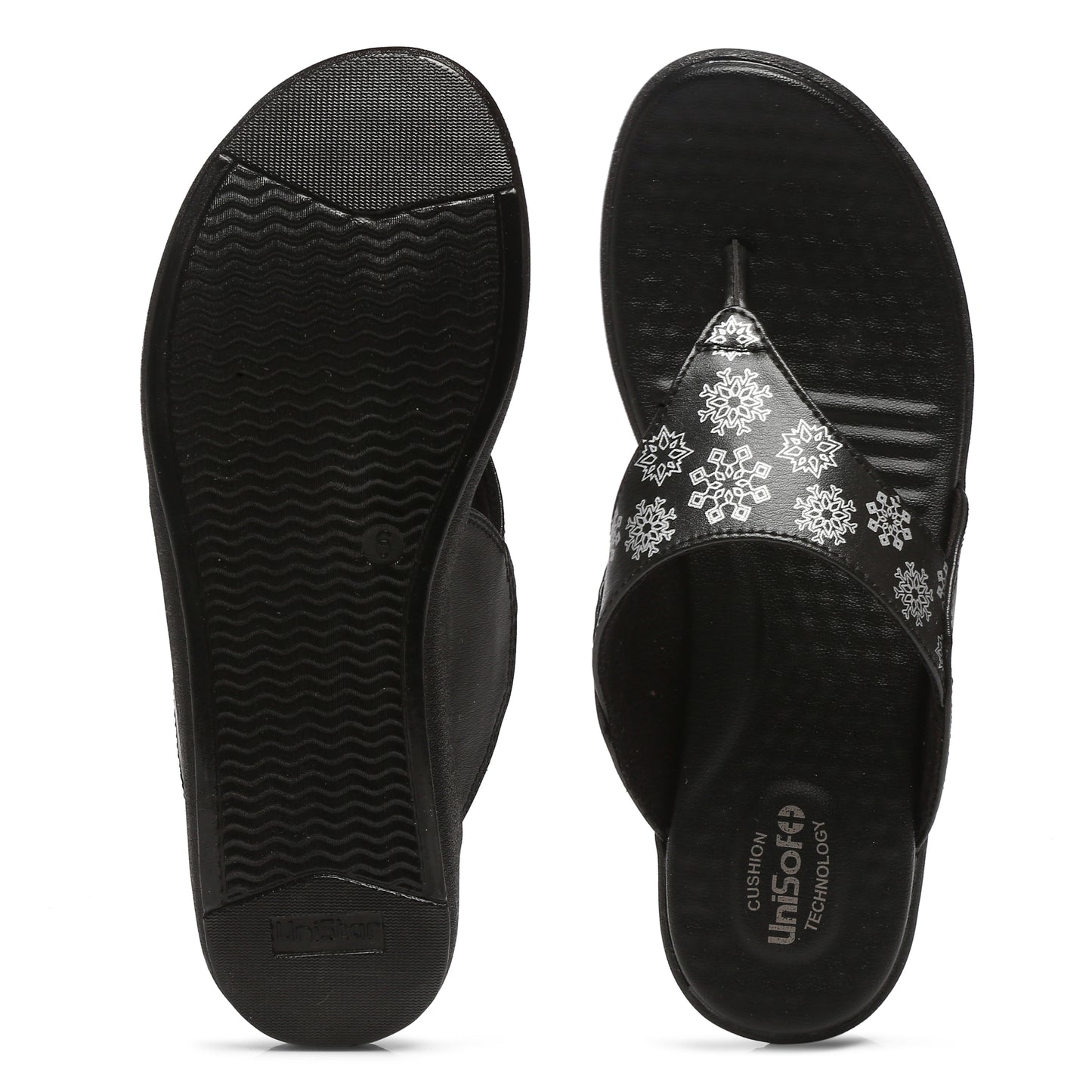 Unisoft Women's Slippers Premium Soft Orthopedic Slip on Summer Casual Slippers Lightweight Medium Arch USL 461 304