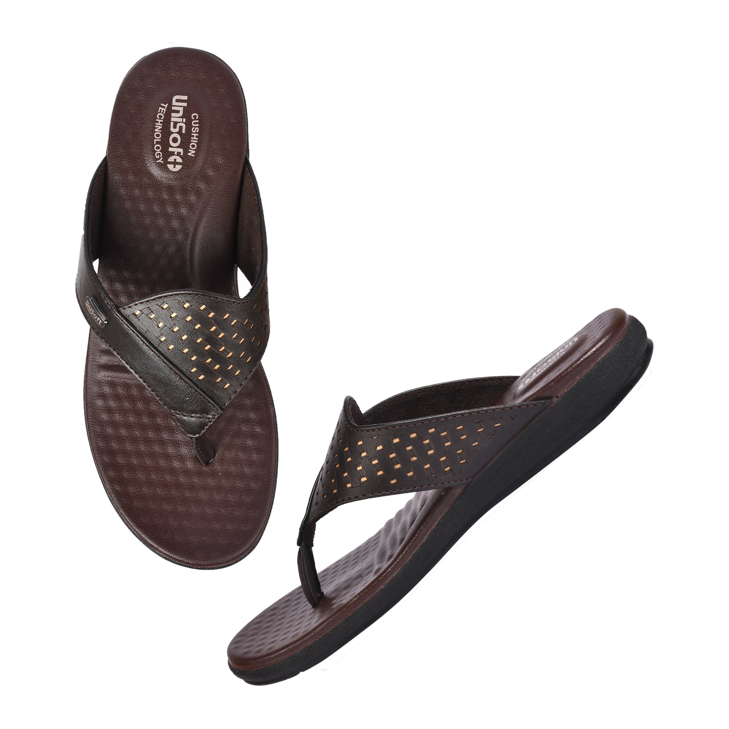 Unisoft Women's Slippers Premium Soft Orthopedic Slip on Summer Casual Slippers Lightweight Medium Arch USL 461 305