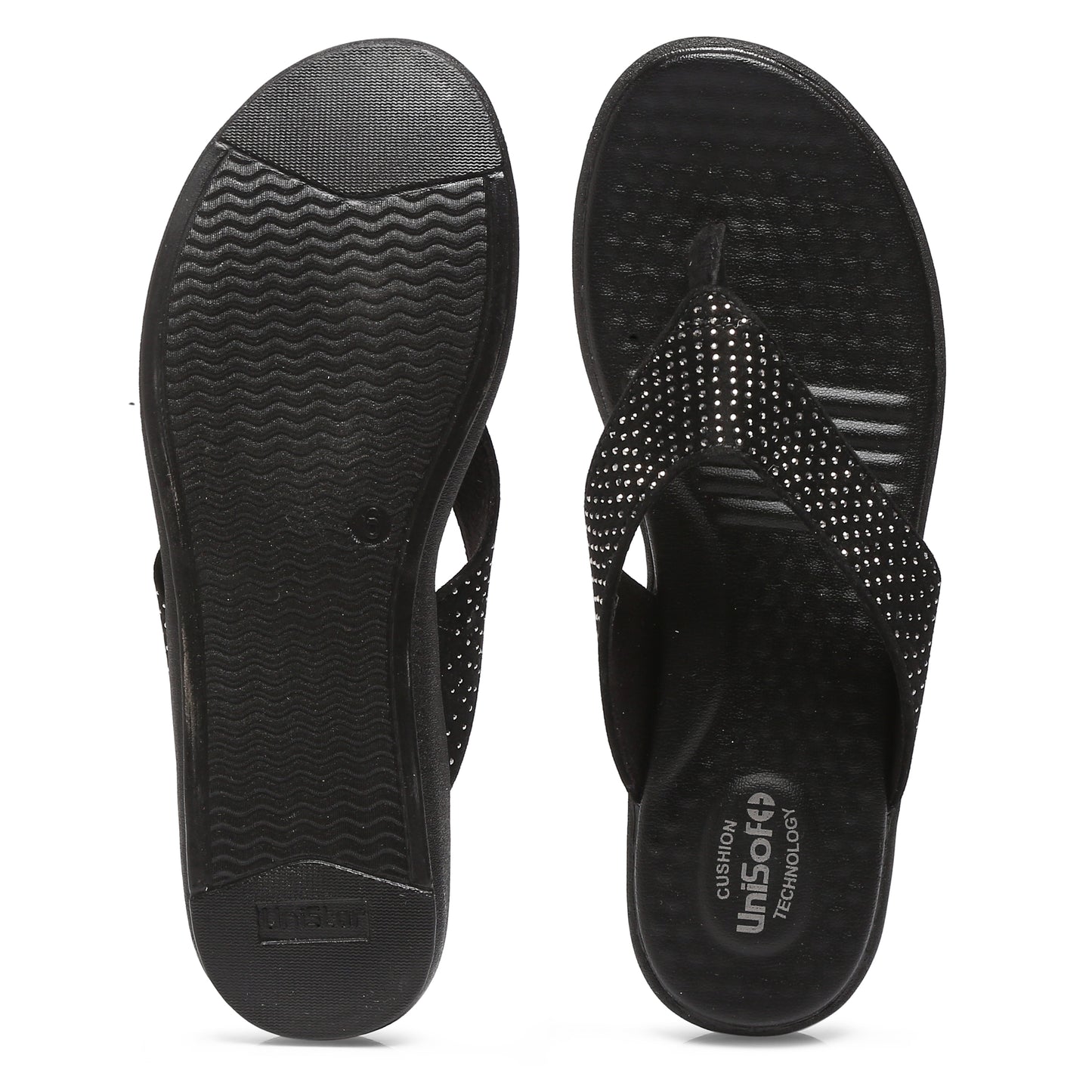 Unisoft Women's Slippers Premium Soft Orthopedic Slip on Summer Casual Slippers Lightweight Medium Arch USL 461 306