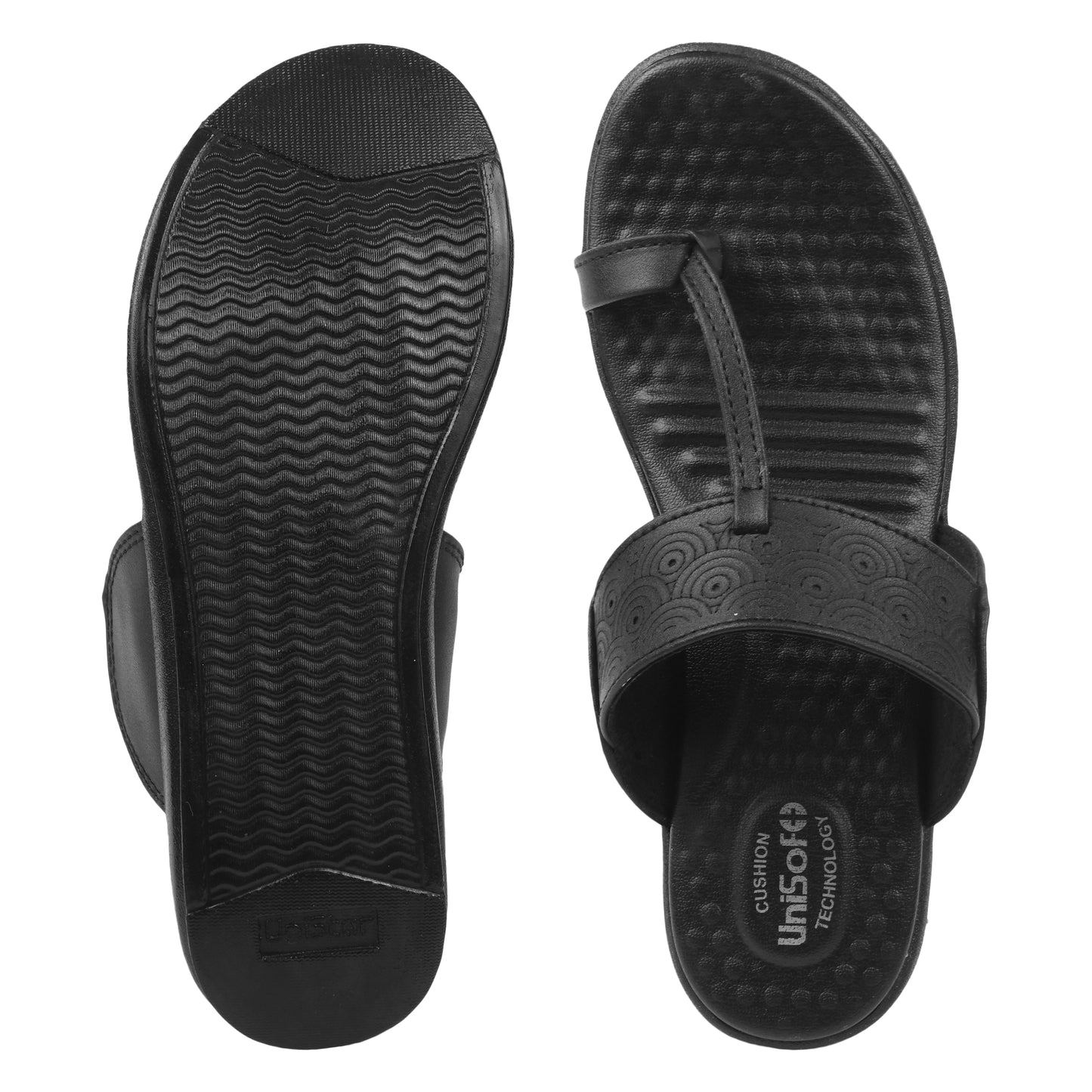 Unisoft Women's Slippers Premium Soft Orthopedic Slip on Summer Casual Slippers Lightweight Medium Arch USL 461 308