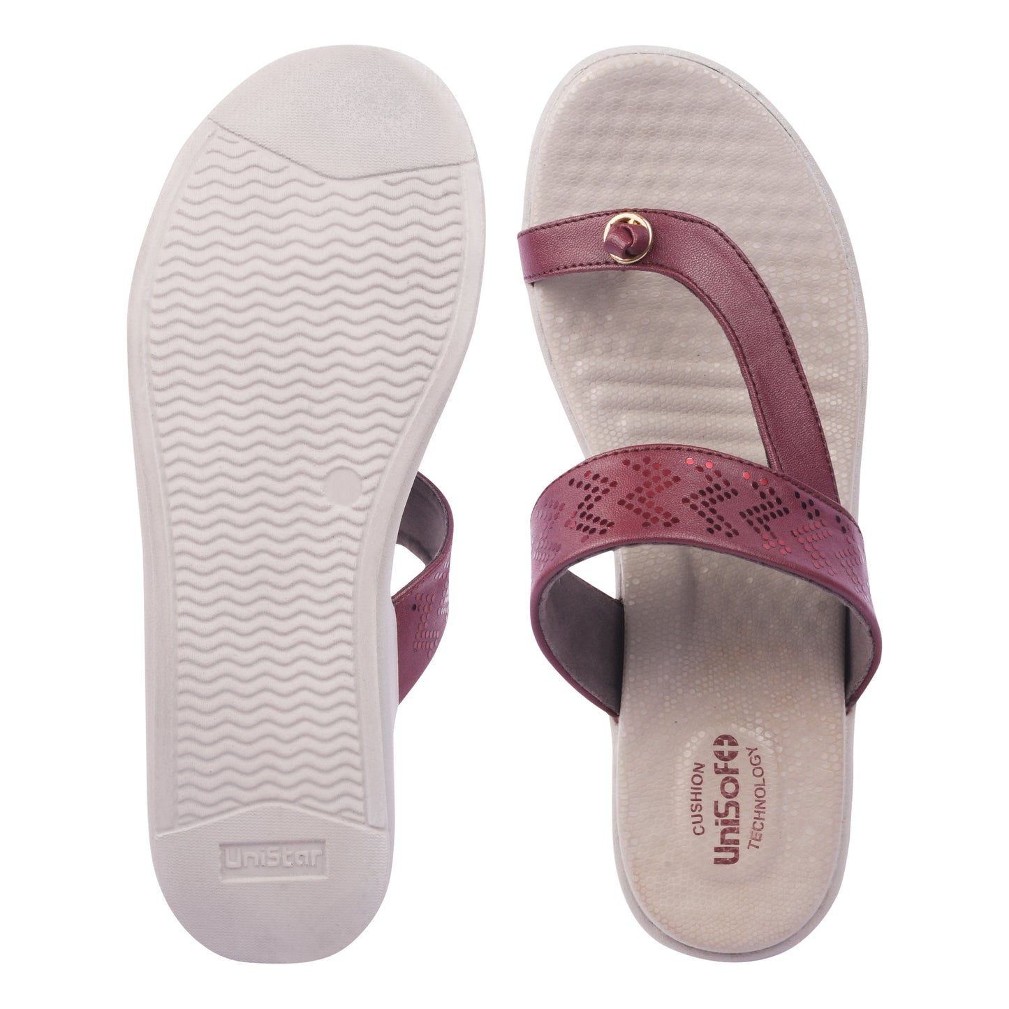 Unisoft Women's Slippers Premium Soft Orthopedic Slip on Summer Casual Slippers Lightweight Medium Arch USL 461 310