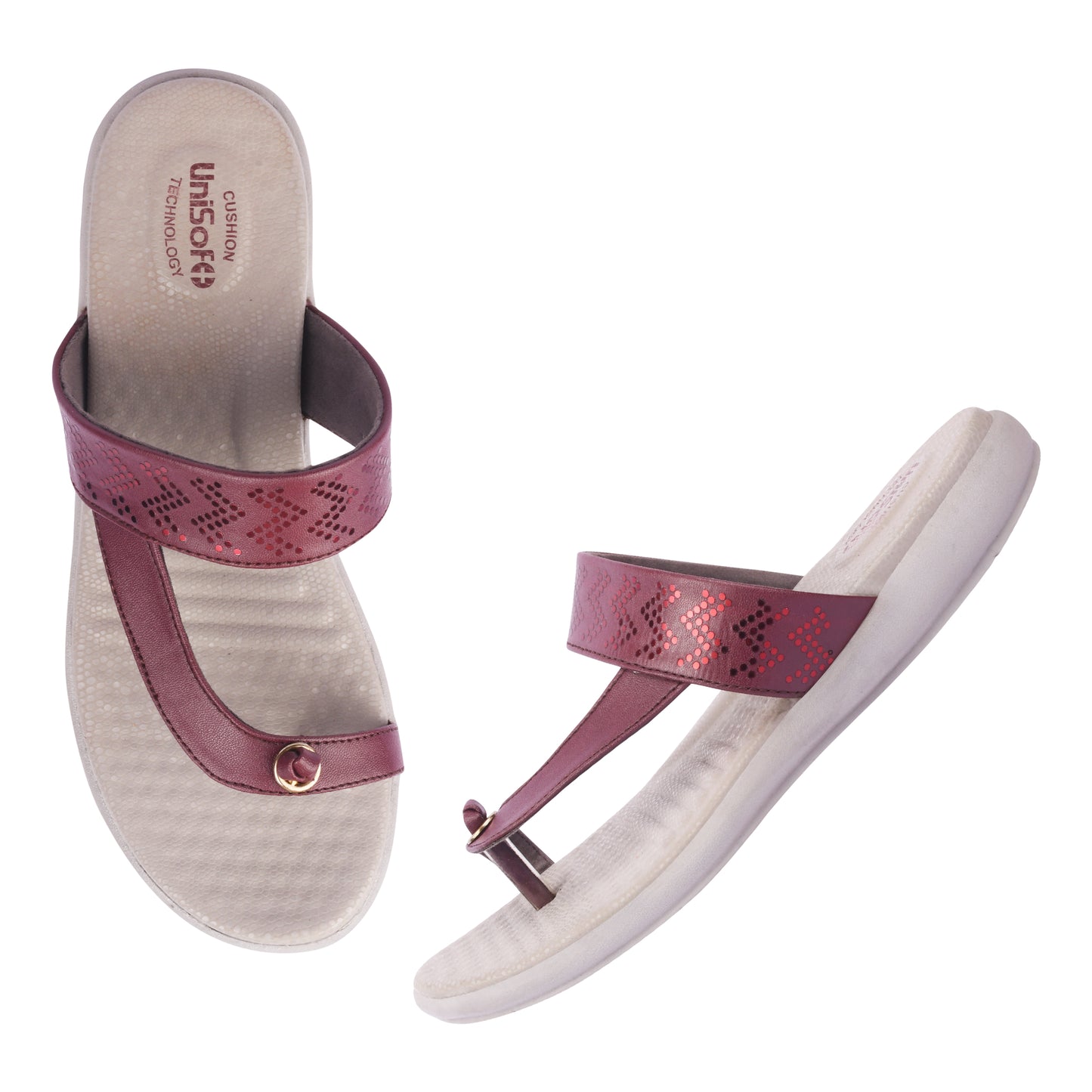 Unisoft Women's Slippers Premium Soft Orthopedic Slip on Summer Casual Slippers Lightweight Medium Arch USL 461 310