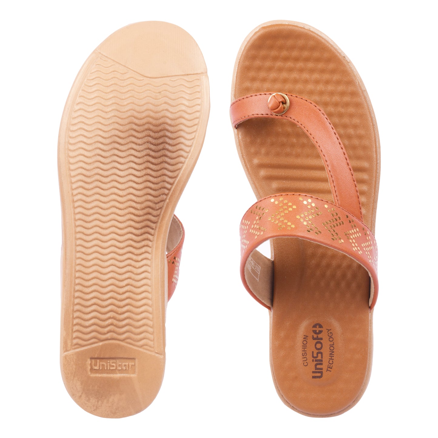 Unisoft Women's Slippers Premium Soft Orthopedic Slip on Summer Casual Slippers Lightweight Medium Arch USL 461 310