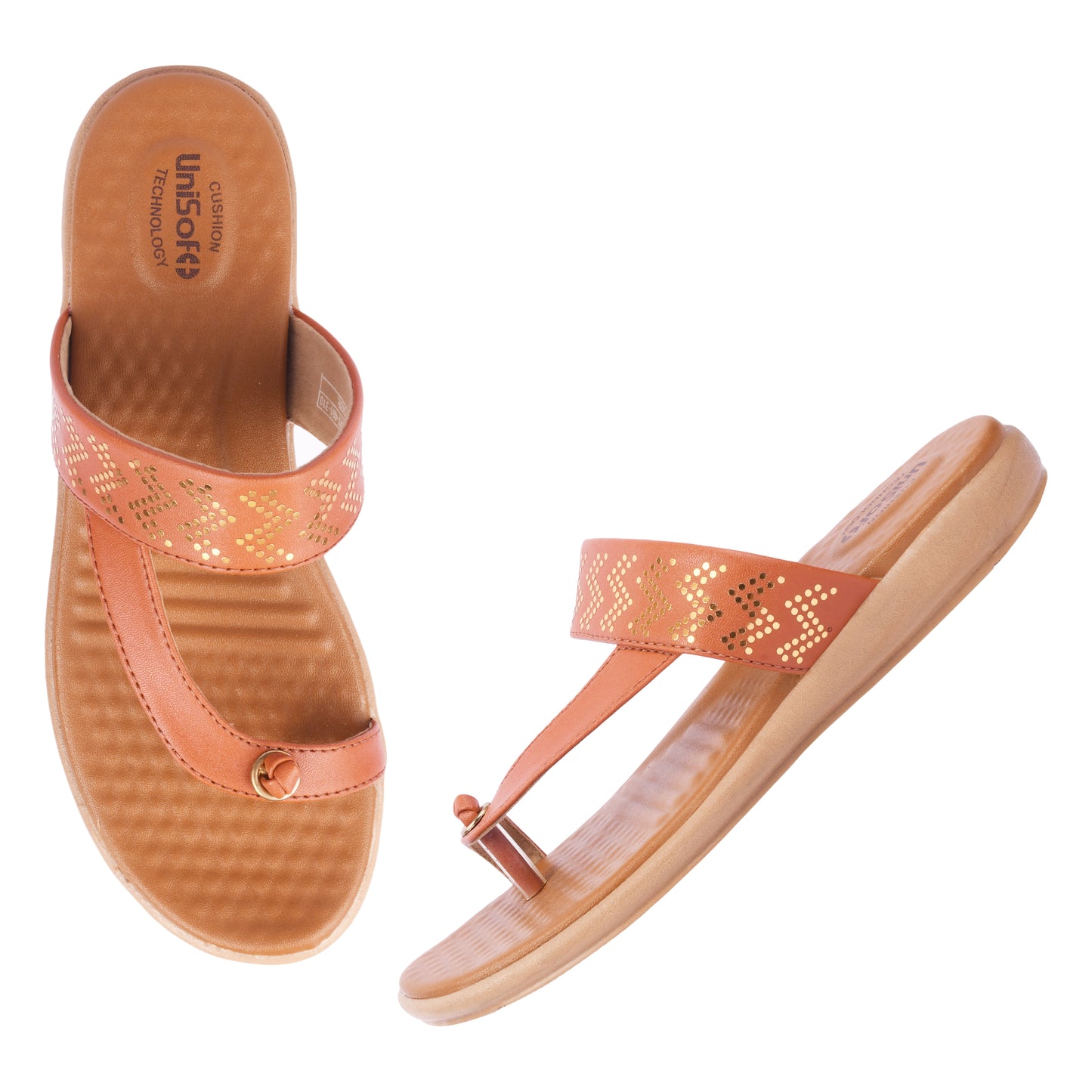 Unisoft Women's Slippers Premium Soft Orthopedic Slip on Summer Casual Slippers Lightweight Medium Arch USL 461 310