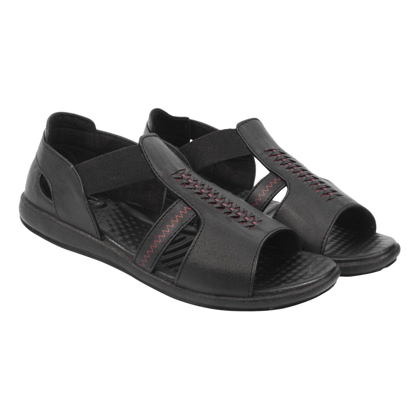 Unisoft Women's Sandals | Premium Soft Orthopedic Slip-on Summer Casual Slippers | Lightweight, Medium Arch-USL_461_321
