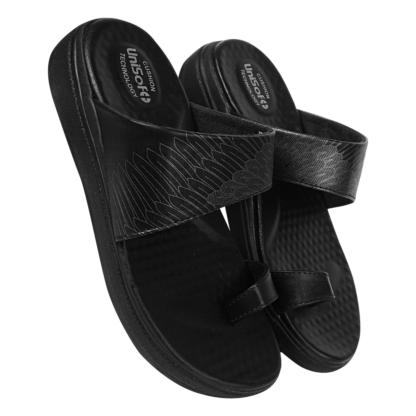 Unisoft Women's Slippers Premium Soft Orthopedic Slip on Summer Casual Slippers Lightweight Medium Arch USL 462 402