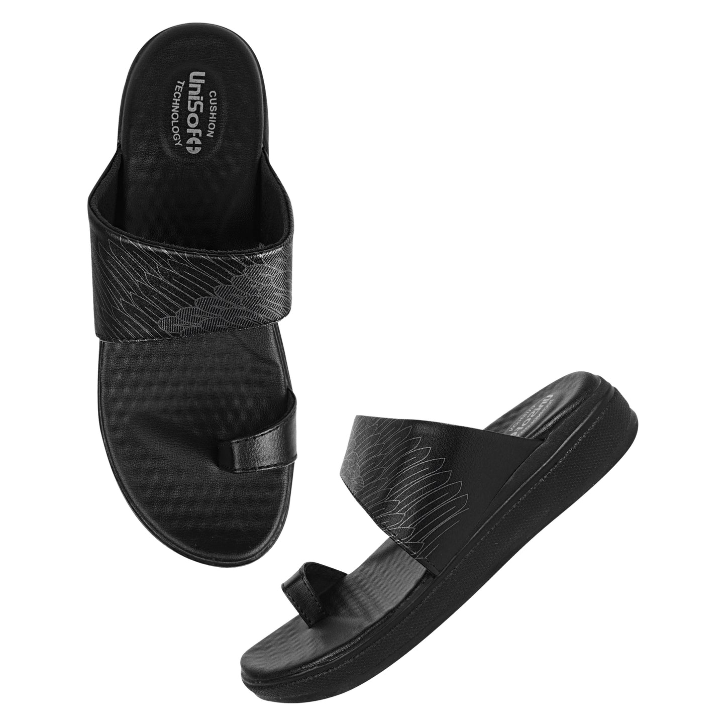 Unisoft Women's Slippers Premium Soft Orthopedic Slip on Summer Casual Slippers Lightweight Medium Arch USL 462 402