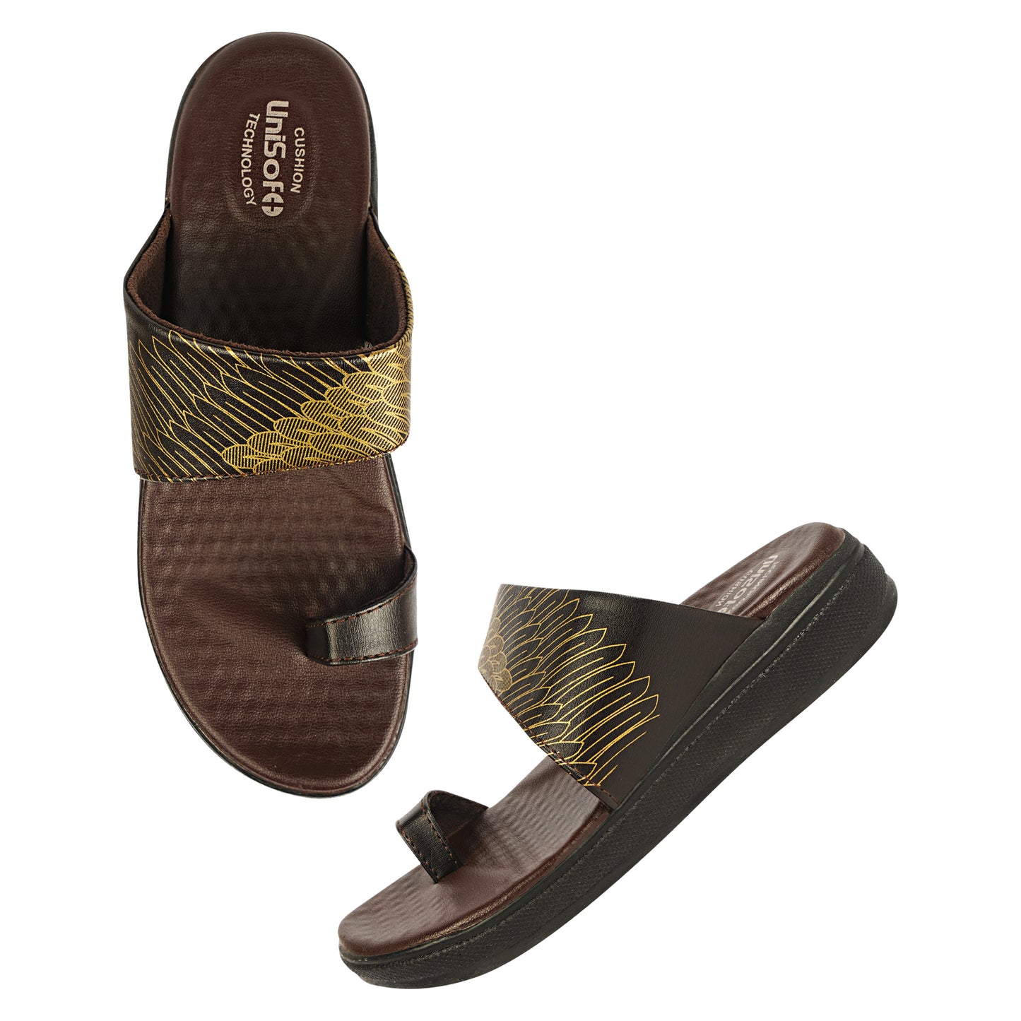 Unisoft Women's Slippers Premium Soft Orthopedic Slip on Summer Casual Slippers Lightweight Medium Arch USL 462 402