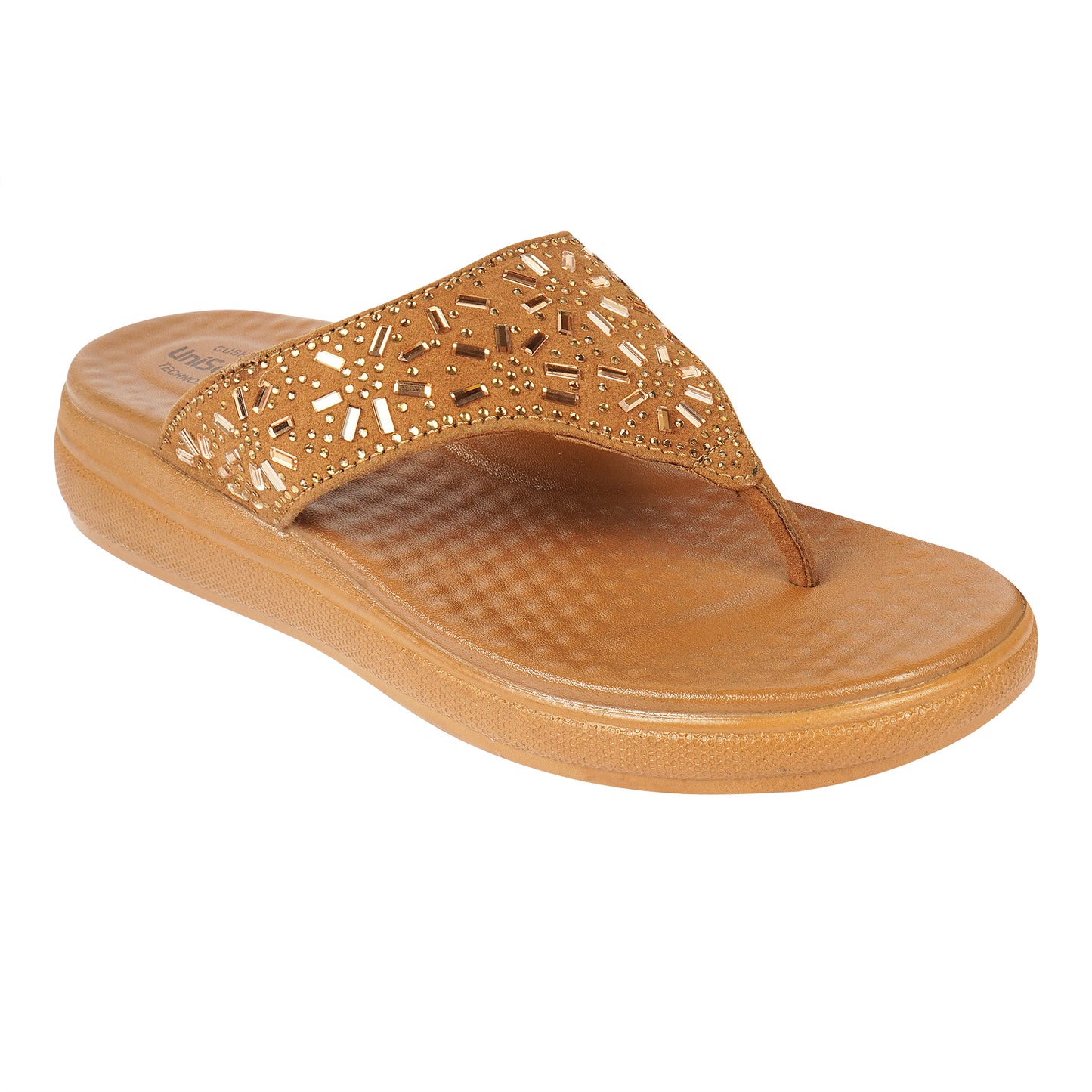 Unisoft Women's Slippers Premium Soft Orthopedic Slip on Summer Casual Slippers Lightweight Medium Arch USL 462 404