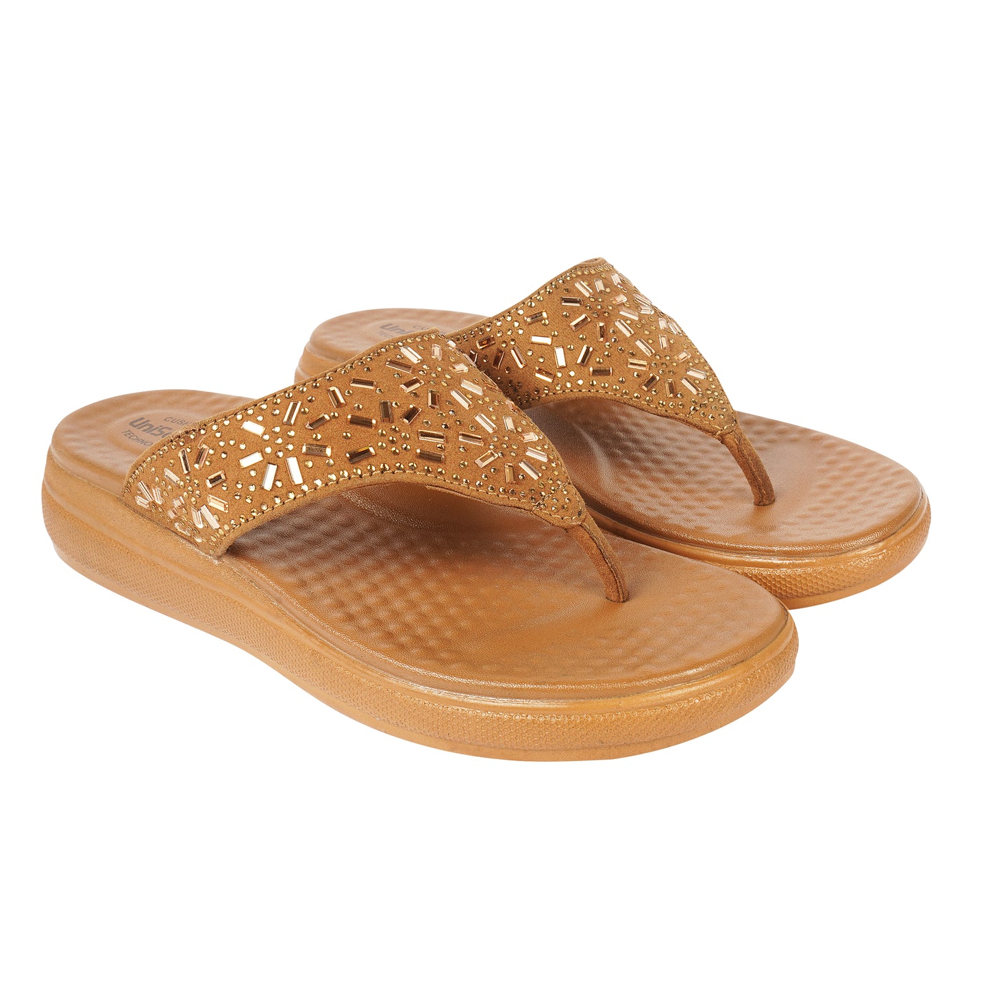 Unisoft Women's Slippers Premium Soft Orthopedic Slip on Summer Casual Slippers Lightweight Medium Arch USL 462 404