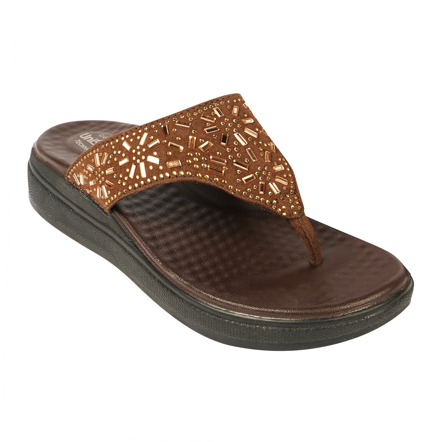 Unisoft Women's Slippers Premium Soft Orthopedic Slip on Summer Casual Slippers Lightweight Medium Arch USL 462 404