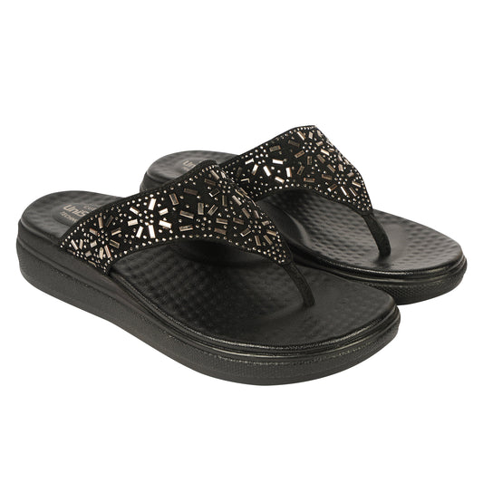 Unisoft Women's Slippers Premium Soft Orthopedic Slip on Summer Casual Slippers Lightweight Medium Arch USL 462 404