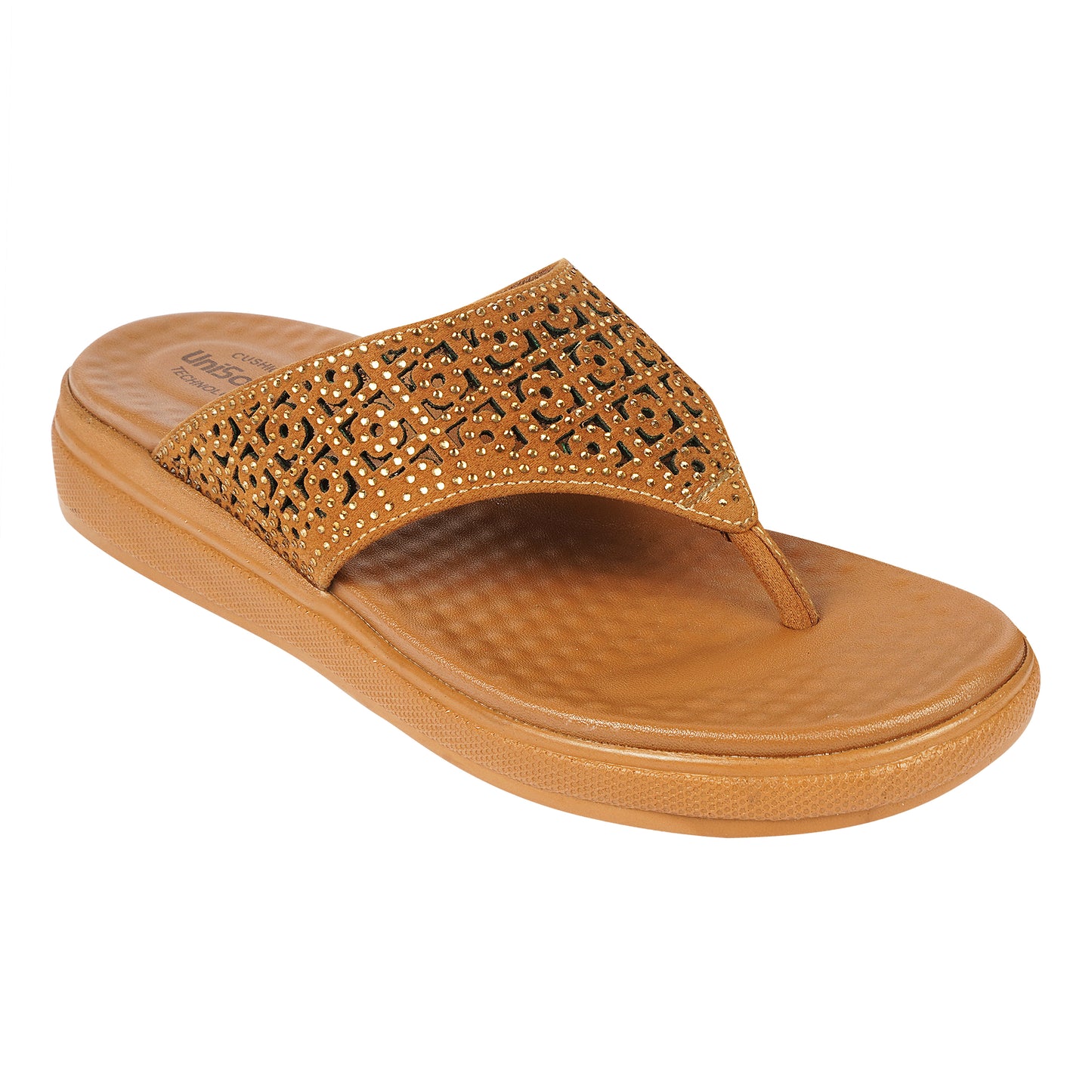 Unisoft Women's Slippers Premium Soft Orthopedic Slip on Summer Casual Slippers Lightweight Medium Arch USL 462 405