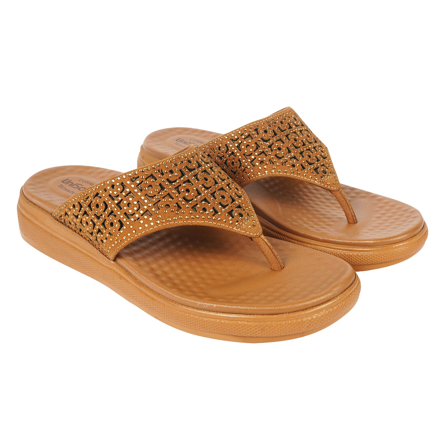 Unisoft Women's Slippers Premium Soft Orthopedic Slip on Summer Casual Slippers Lightweight Medium Arch USL 462 405