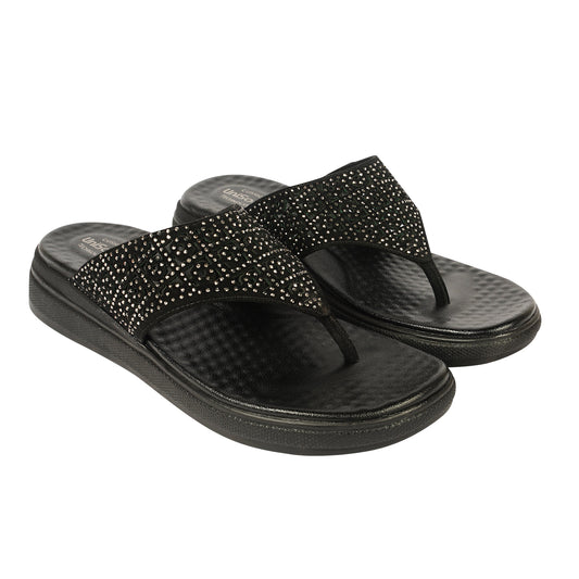 Unisoft Women's Slippers Premium Soft Orthopedic Slip on Summer Casual Slippers Lightweight Medium Arch USL 462 405