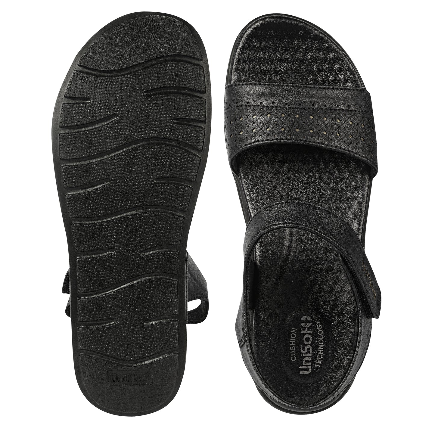 Unisoft Women's Sandals | Premium Soft Orthopedic Slip-on Summer Casual Slippers | Lightweight, Medium Arch-USL_462_408