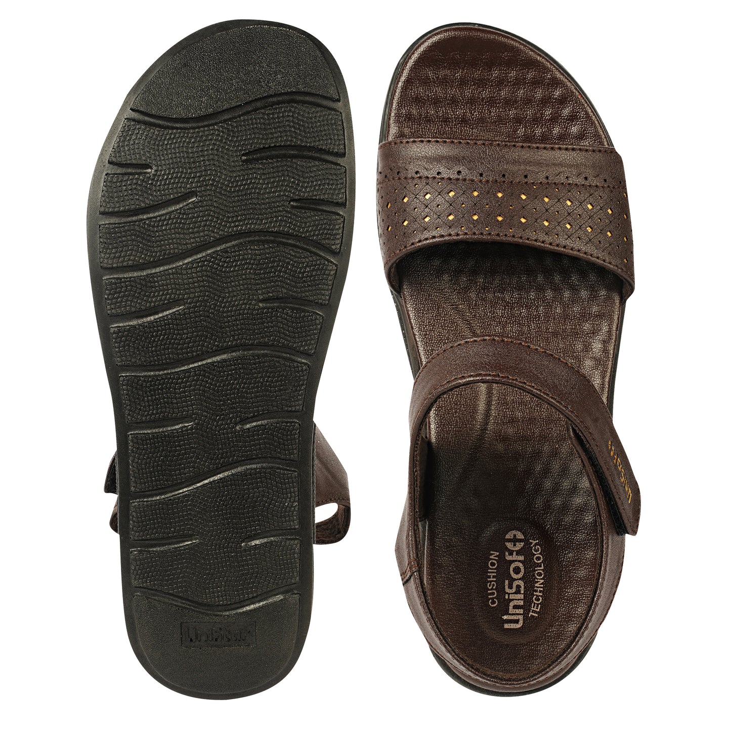 Unisoft Women's Sandals | Premium Soft Orthopedic Slip-on Summer Casual Slippers | Lightweight, Medium Arch-USL_462_408