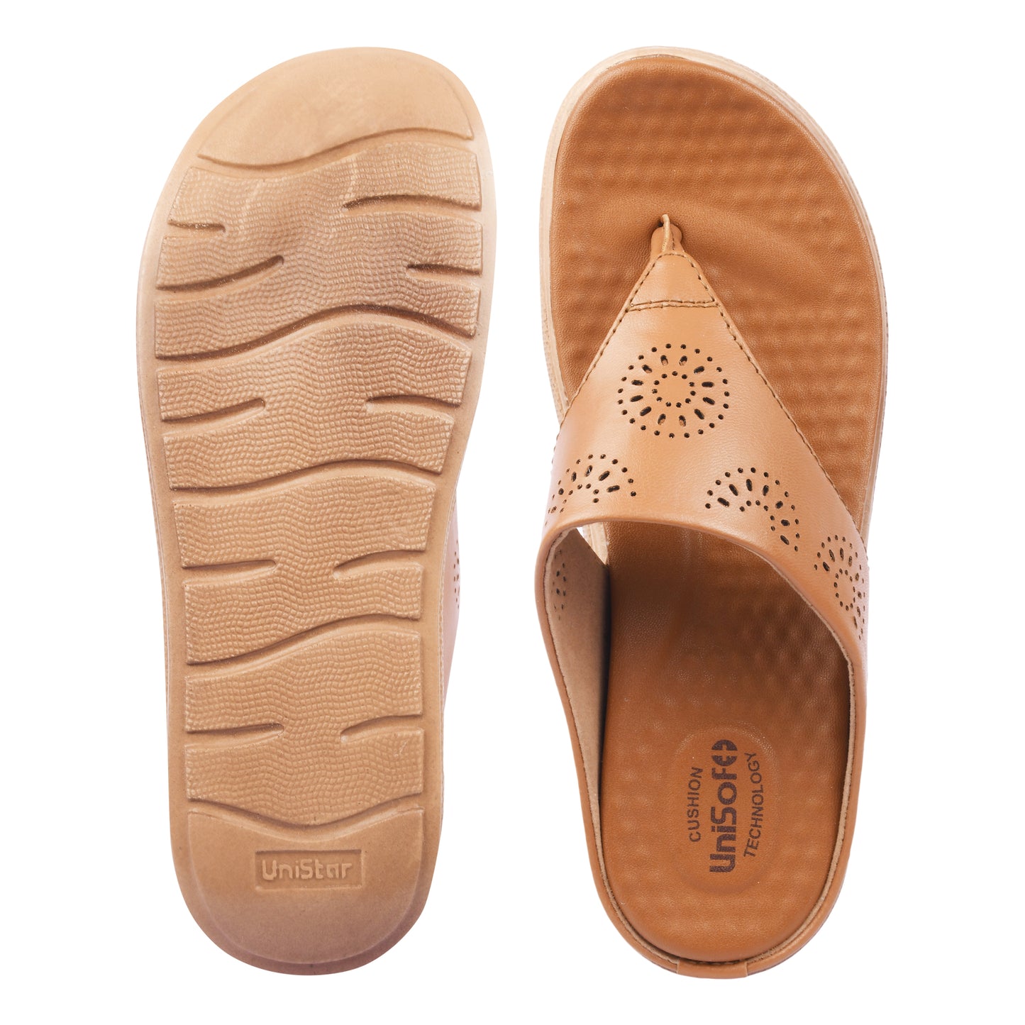 Unisoft Women's Slippers Premium Soft Orthopedic Slip on Summer Casual Slippers Lightweight Medium Arch USL 462 409