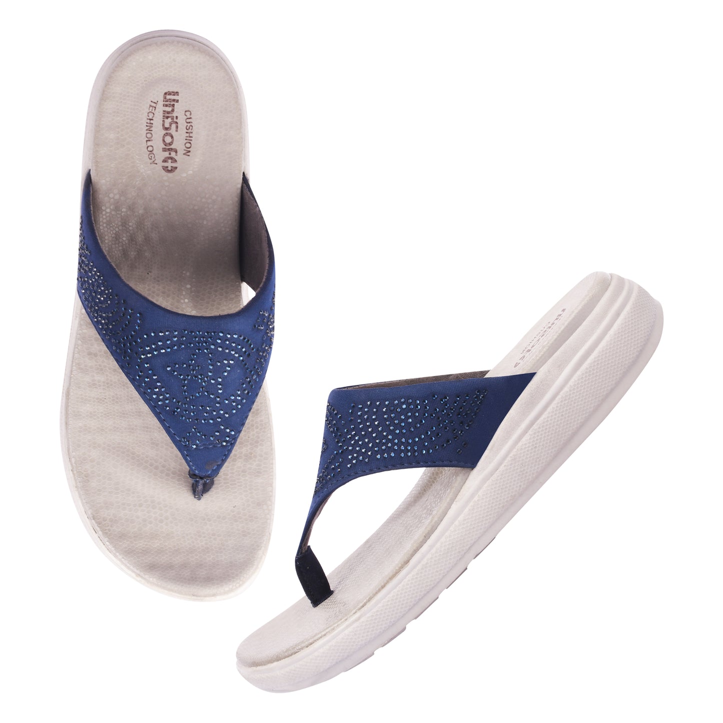 Unisoft Women's Slippers Premium Soft Orthopedic Slip on Summer Casual Slippers Lightweight Medium Arch USL 462 410