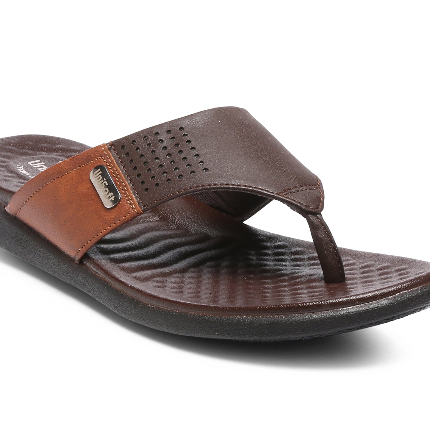 Unisoft Stylish Lightweight Premium Soft Orthopedic Slippers for Men US 7105