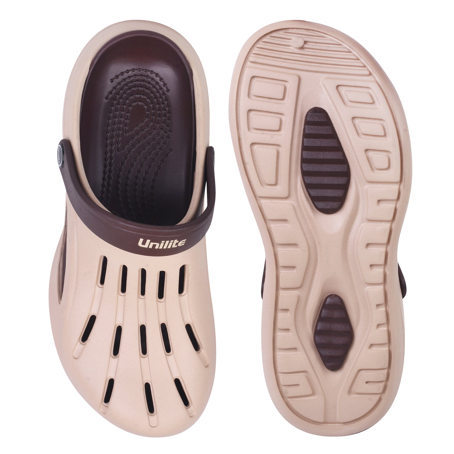 Unistar Clogs Lightweight Waterproof Comfortable Slip On Sandals with Cushioned Insole & Breathable Design for Casual Beach Home & Outdoor Use-Crox-101