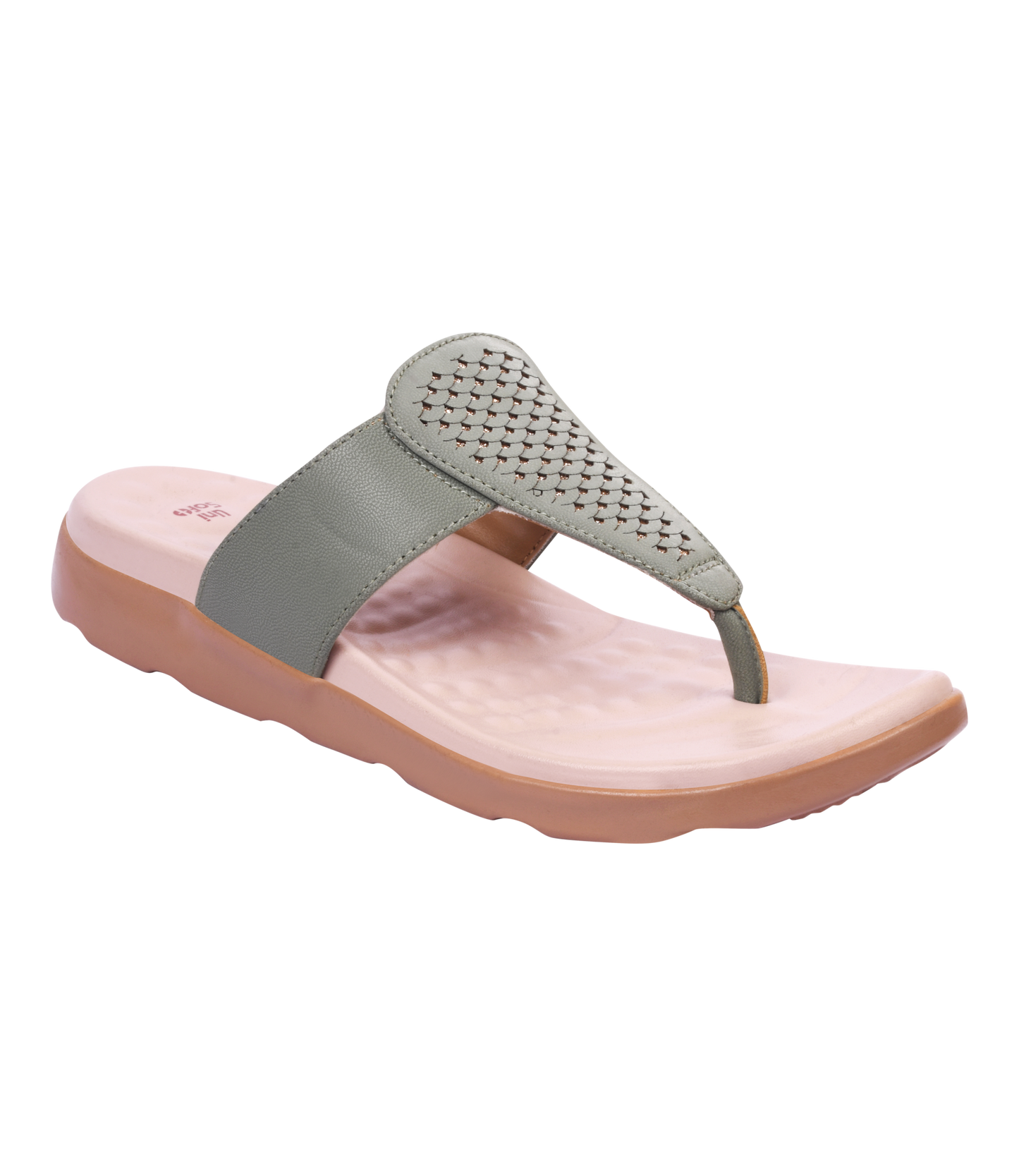 Unisoft Women's Slippers Premium Soft Orthopedic Slip on Summer Casual Slippers Lightweight Medium Arch USL US 2001