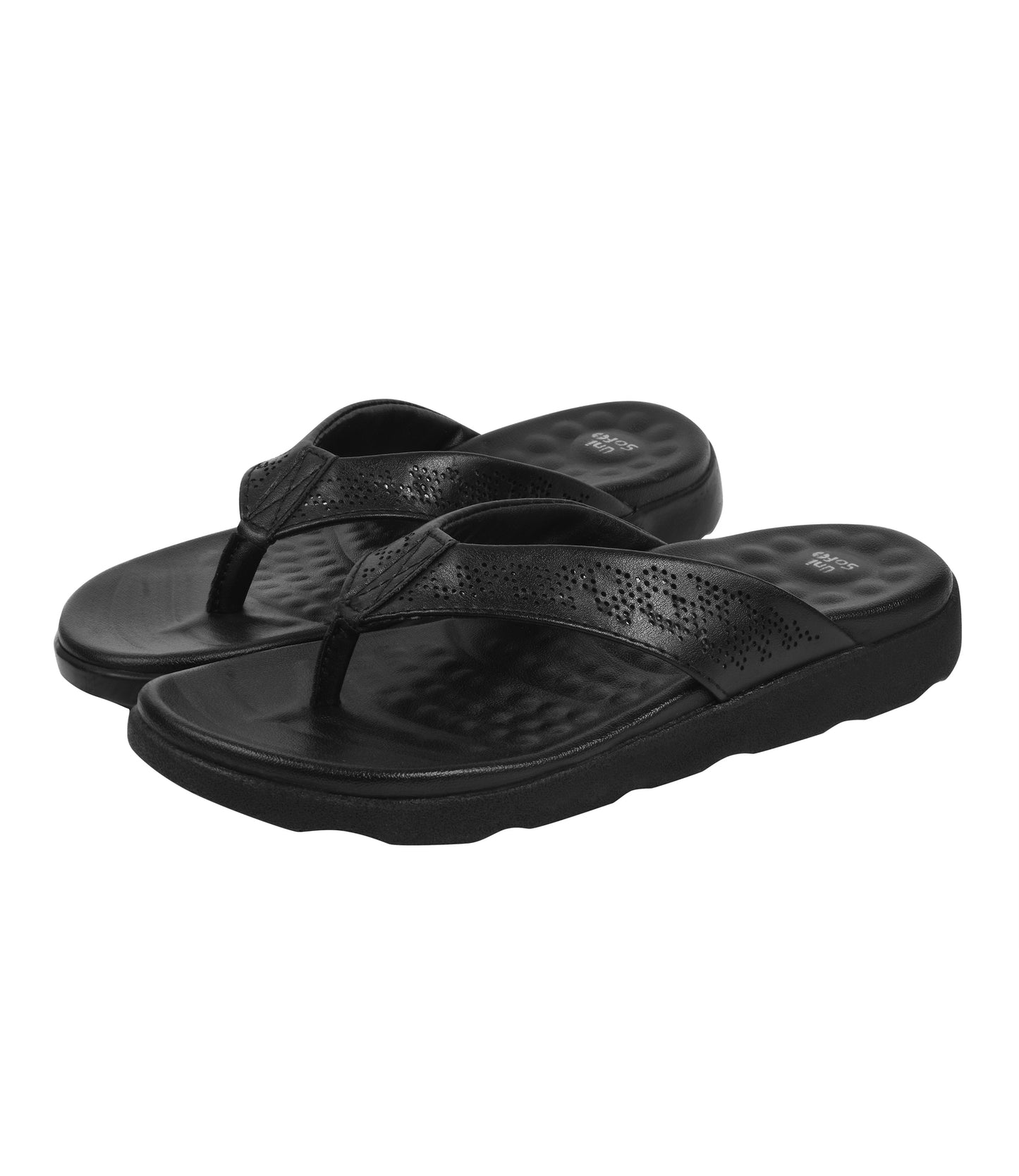Unisoft Women's Slippers Premium Soft Orthopedic Slip on Summer Casual Slippers Lightweight Medium Arch USL US 2002