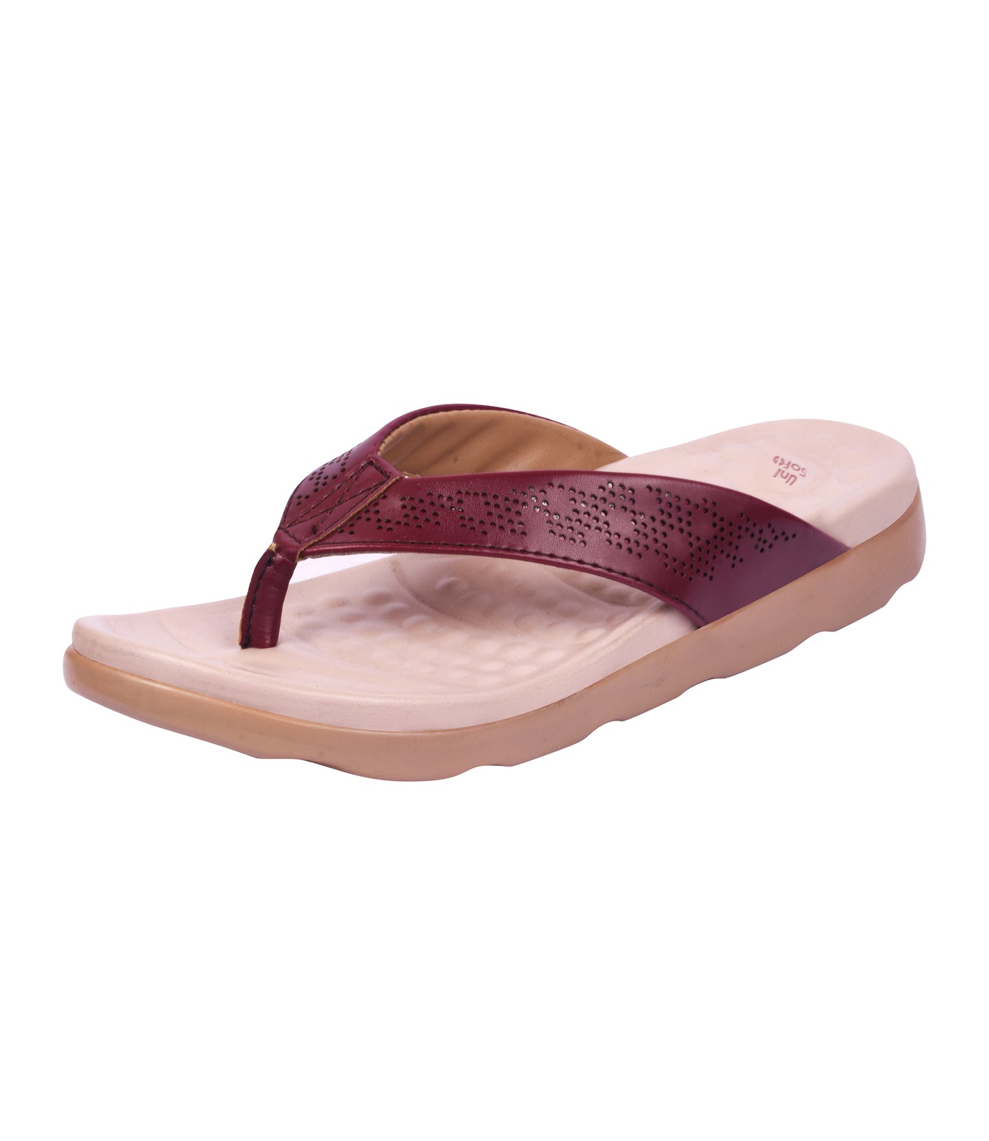 Unisoft Women's Slippers Premium Soft Orthopedic Slip on Summer Casual Slippers Lightweight Medium Arch USL US 2002