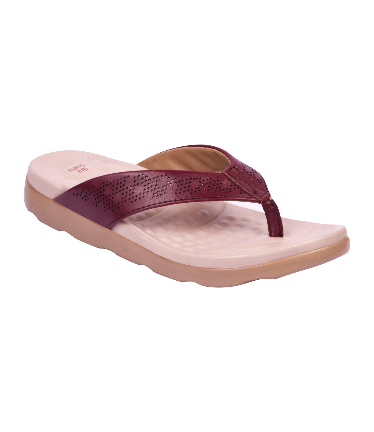Unisoft Women's Slippers Premium Soft Orthopedic Slip on Summer Casual Slippers Lightweight Medium Arch USL US 2002