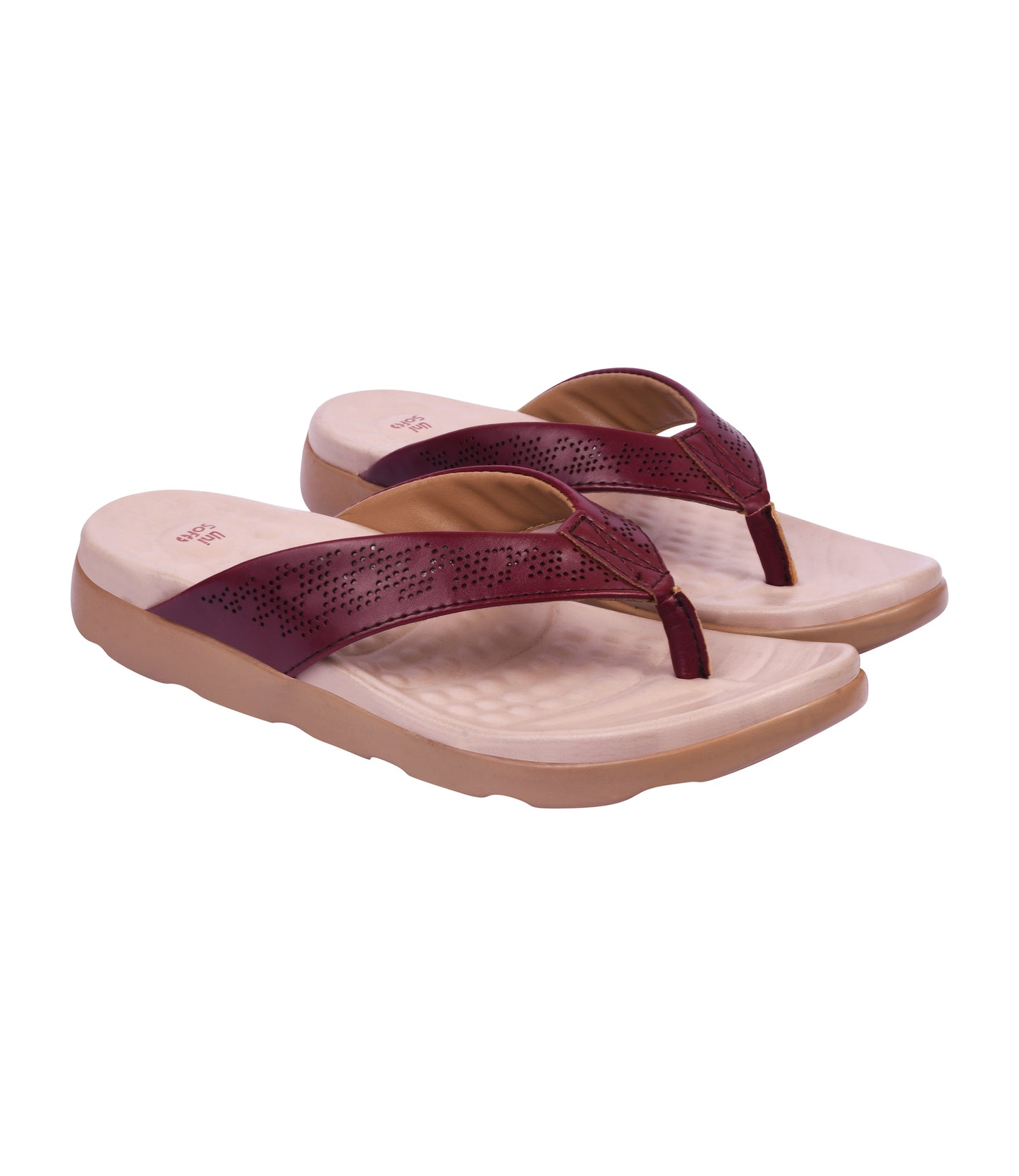 Unisoft Women's Slippers Premium Soft Orthopedic Slip on Summer Casual Slippers Lightweight Medium Arch USL US 2002