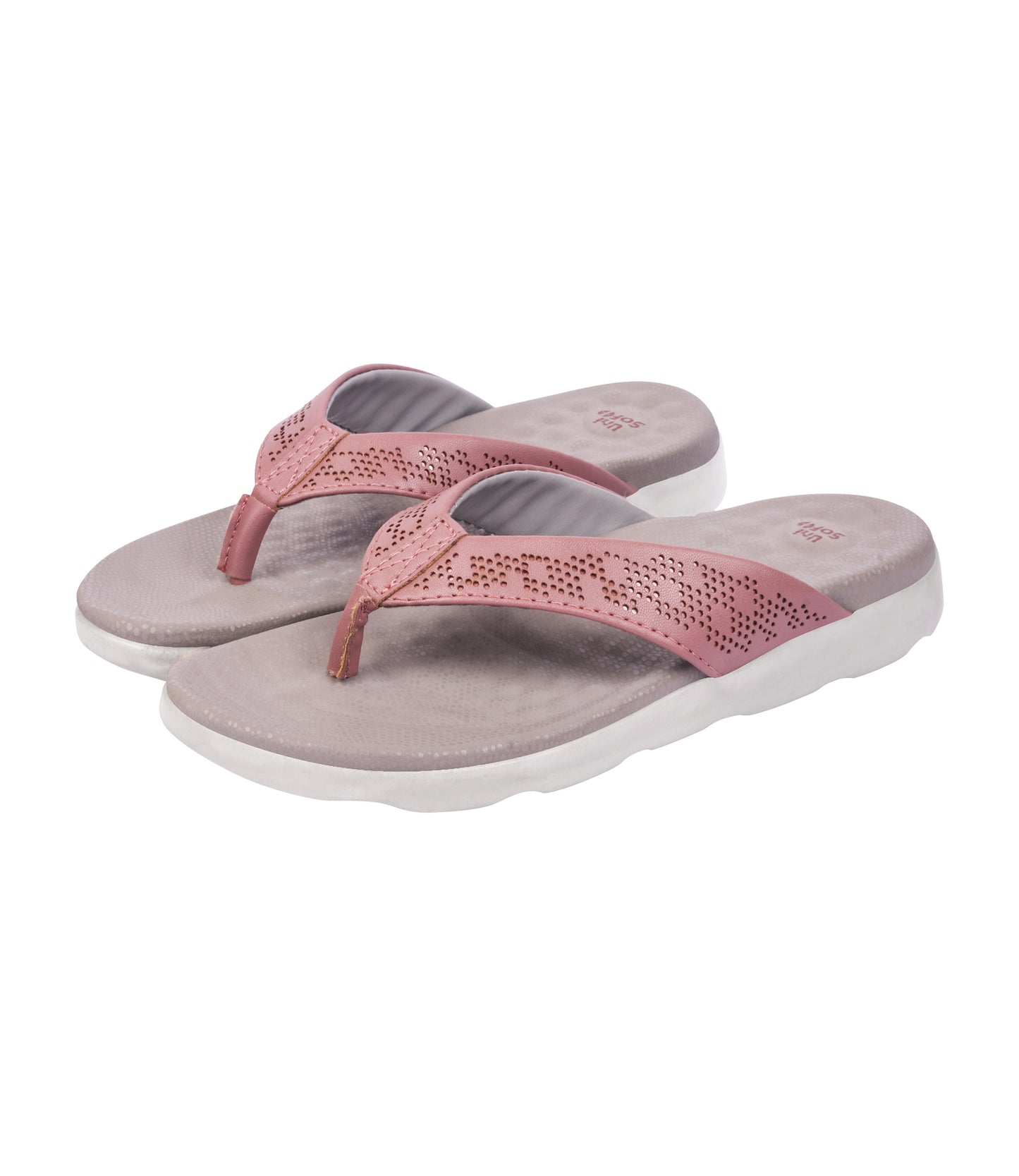 Unisoft Women's Slippers Premium Soft Orthopedic Slip on Summer Casual Slippers Lightweight Medium Arch USL US 2002