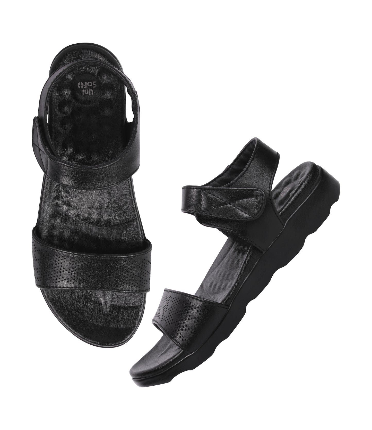 Unisoft Women's Sandals | Premium Soft Orthopedic Slip-on Summer Casual Slippers | Lightweight, Medium Arch-USL_US_2003