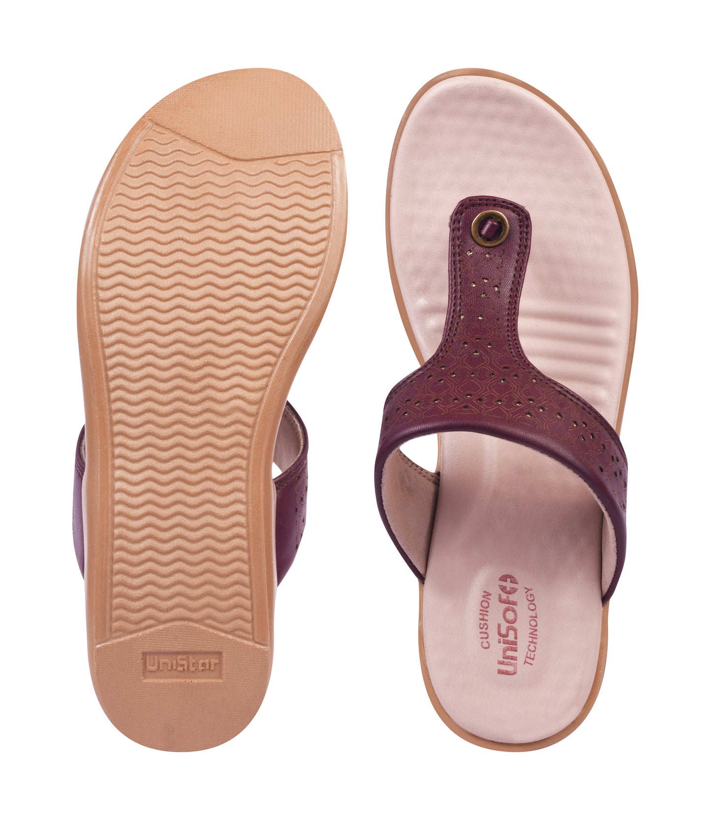 Unisoft Women's Slippers Premium Soft Orthopedic Slip on Summer Casual Slippers Lightweight Medium Arch USL US 3001