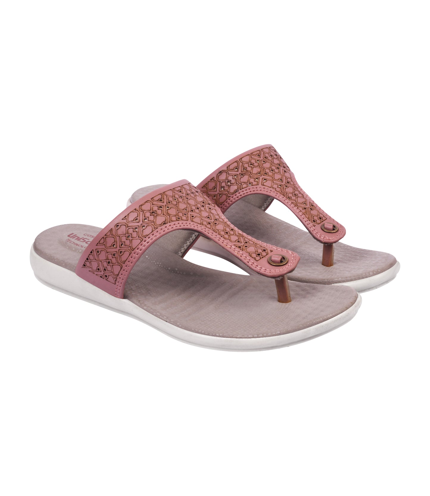 Unisoft Women's Slippers Premium Soft Orthopedic Slip on Summer Casual Slippers Lightweight Medium Arch USL US 3001