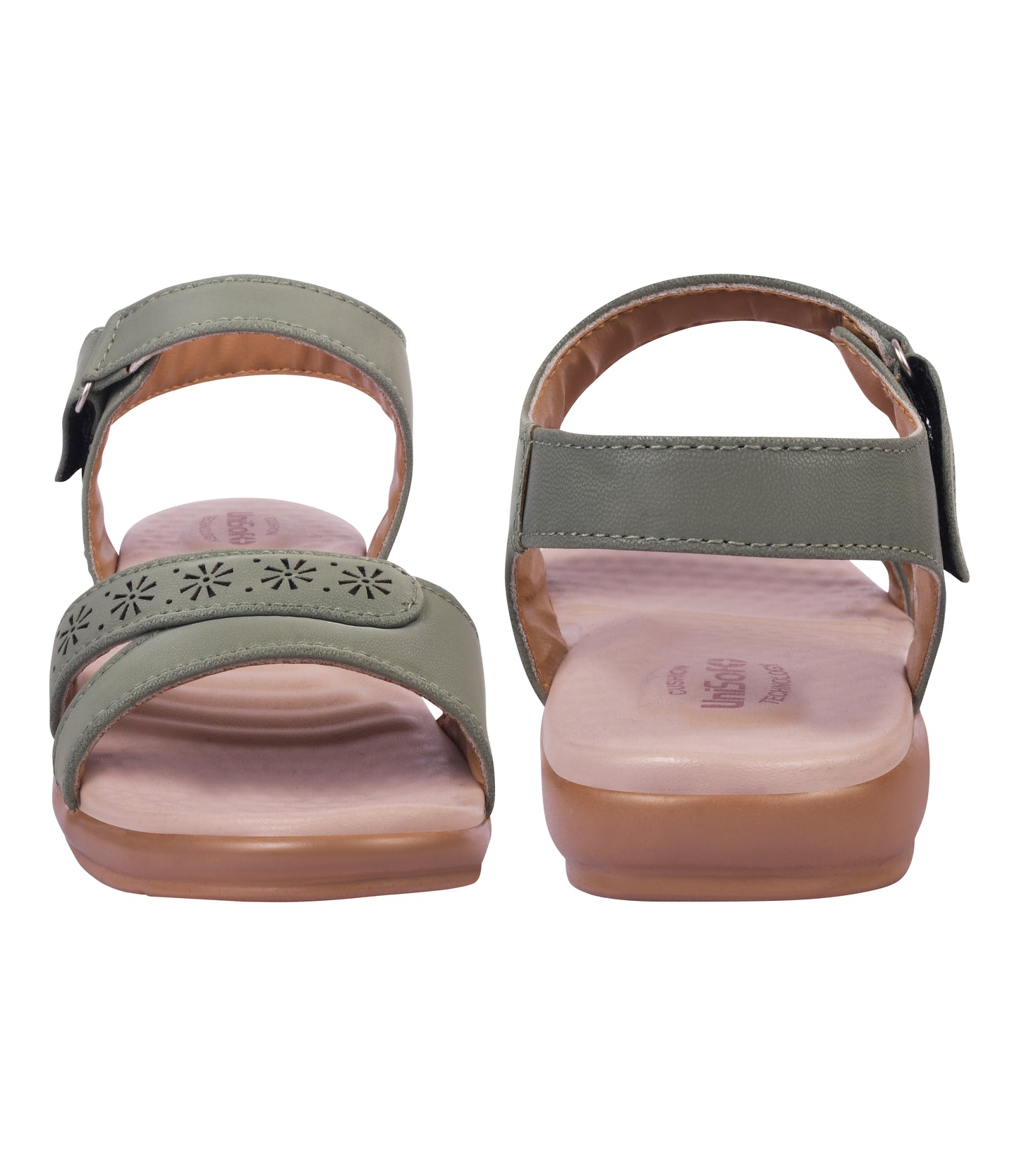 Unisoft Women's Sandals | Premium Soft Orthopedic Slip-on Summer Casual Slippers | Lightweight, Medium Arch-USL_US_3004