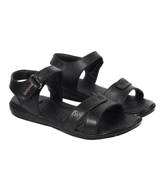 Unisoft Women's Sandals | Premium Soft Orthopedic Slip-on Summer Casual Slippers | Lightweight, Medium Arch-USL_US_3004