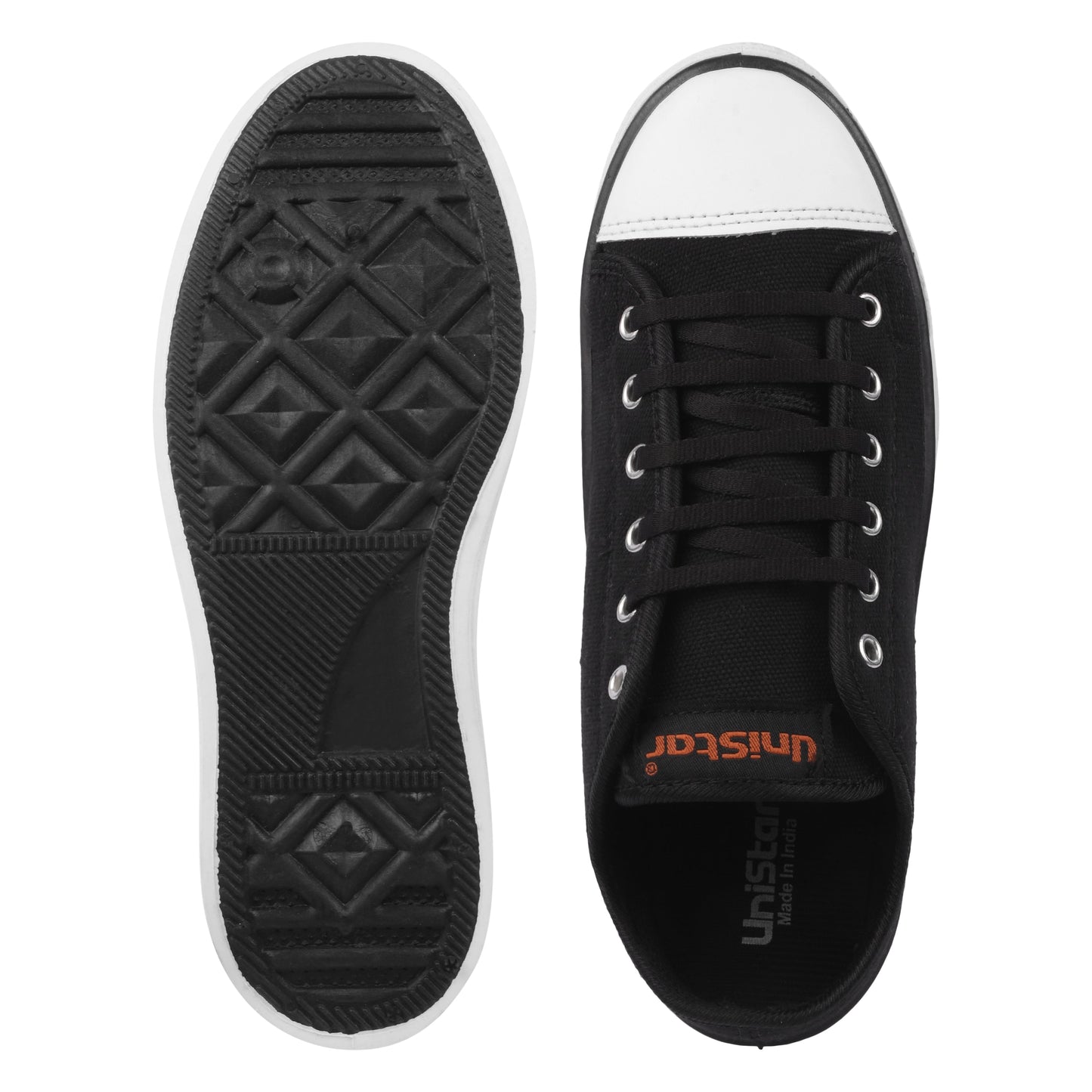 Unistar Men's Low-Top Canvas Shoes Hiking & Trekking Footwear For Outdoor Adventures CS-101