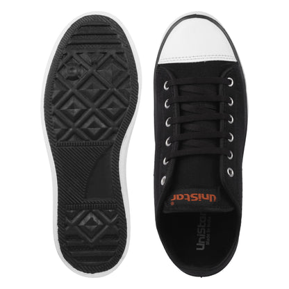 Unistar Men's Low-Top Canvas Shoes Hiking & Trekking Footwear For Outdoor Adventures CS-101