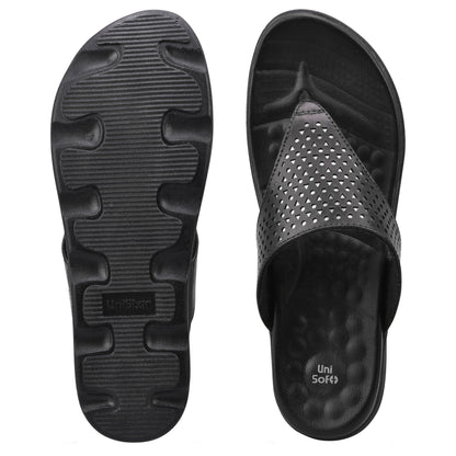 Unisoft Women's Slippers Premium Soft Orthopedic Slip on Summer Casual Slippers Lightweight Medium Arch USL 460 203