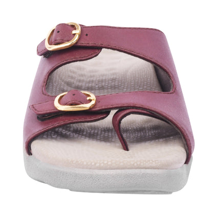 Unisoft Women's Slippers Premium Soft Orthopedic Slip on Summer Casual Slippers Lightweight Medium Arch USL 460 206