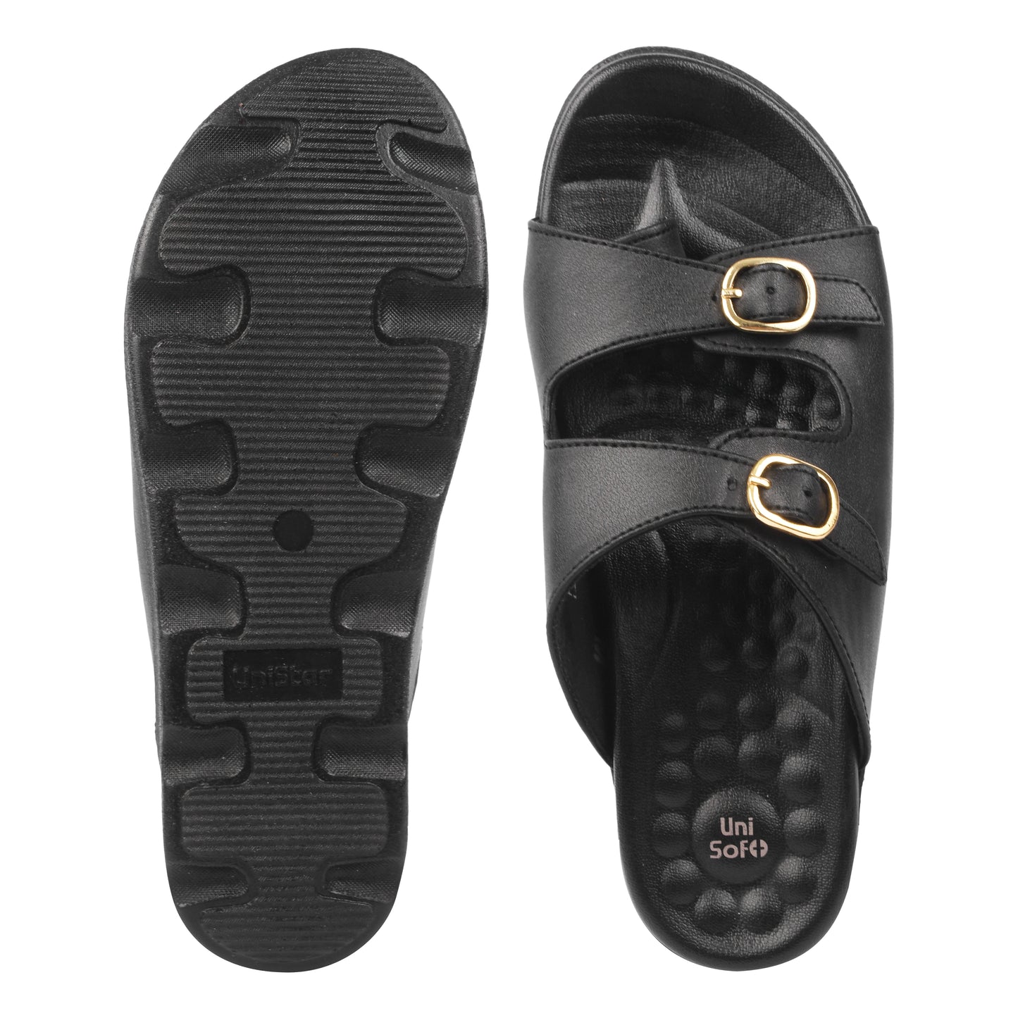 Unisoft Women's Slippers Premium Soft Orthopedic Slip on Summer Casual Slippers Lightweight Medium Arch USL 460 206