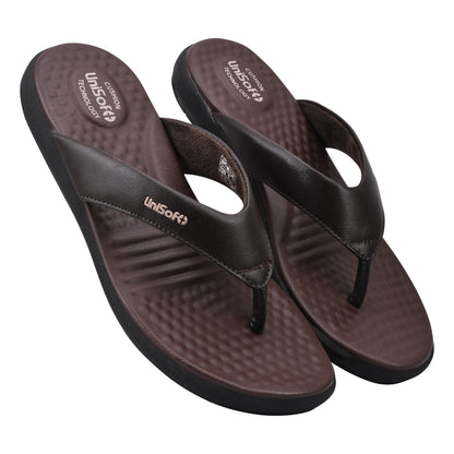 Unisoft Women's Slippers Premium Soft Orthopedic Slip on Summer Casual Slippers Lightweight Medium Arch USL 461 301