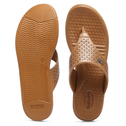 Unisoft Women's Slippers Premium Soft Orthopedic Slip on Summer Casual Slippers Lightweight Medium Arch USL 461 303