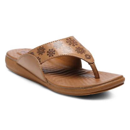 Unisoft Women's Slippers Premium Soft Orthopedic Slip on Summer Casual Slippers Lightweight Medium Arch USL 461 304